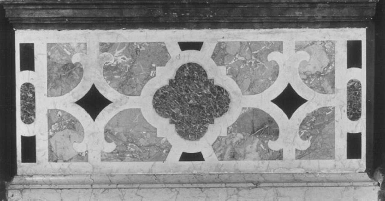 schienale di panca - ambito veneto (prima metà sec. XVIII)