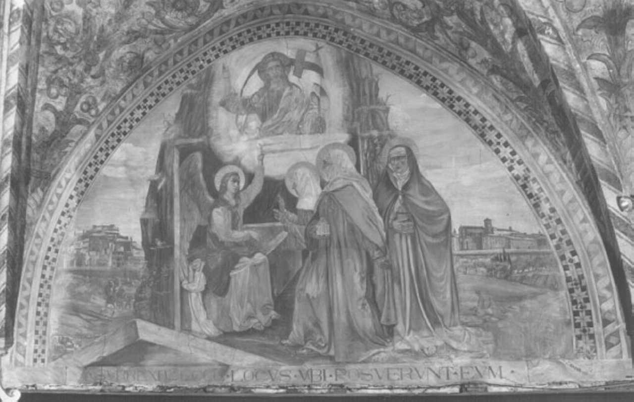 resurrezione di Cristo (dipinto) di Zancolli Giuseppe (sec. XX)