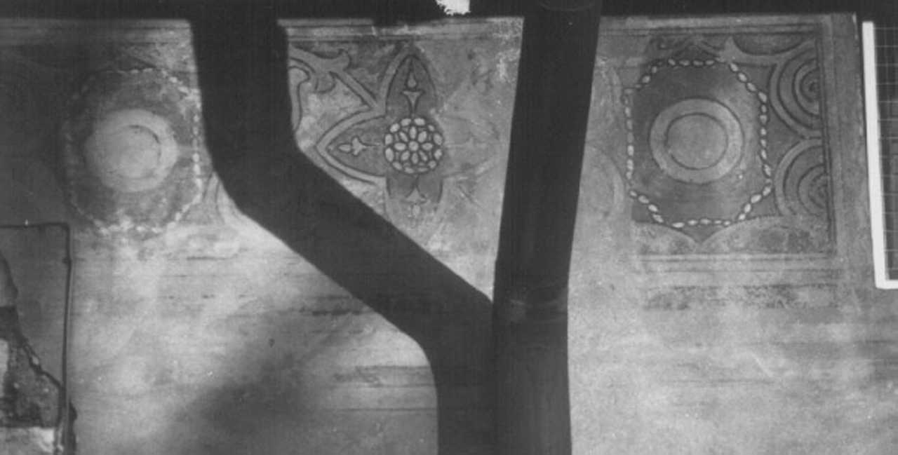 motivi decorativi (dipinto) - ambito veneto (secc. XIX/ XX)