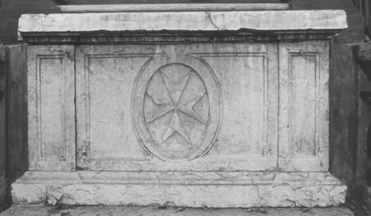 mensa d'altare - ambito veneto (sec. XVI)