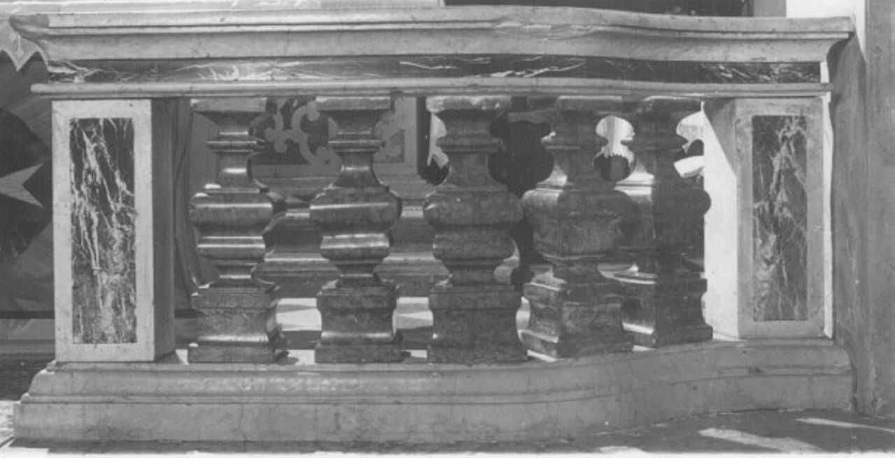 balaustrata, serie - ambito veneto (prima metà sec. XVIII)