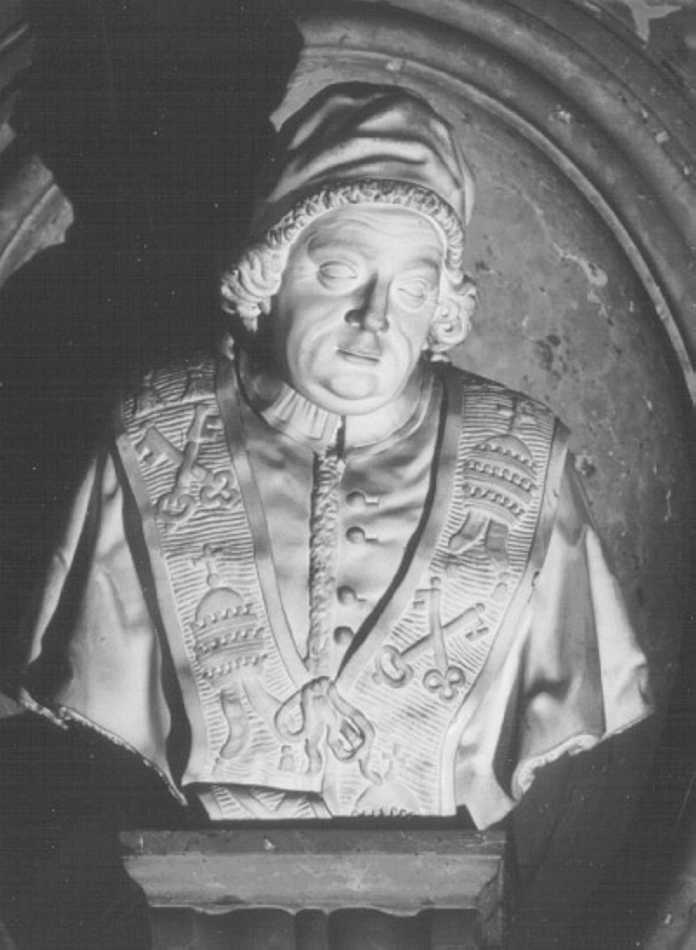 ritratto di ecclesiastico (busto) di Cignaroli Diomiro (sec. XVIII)