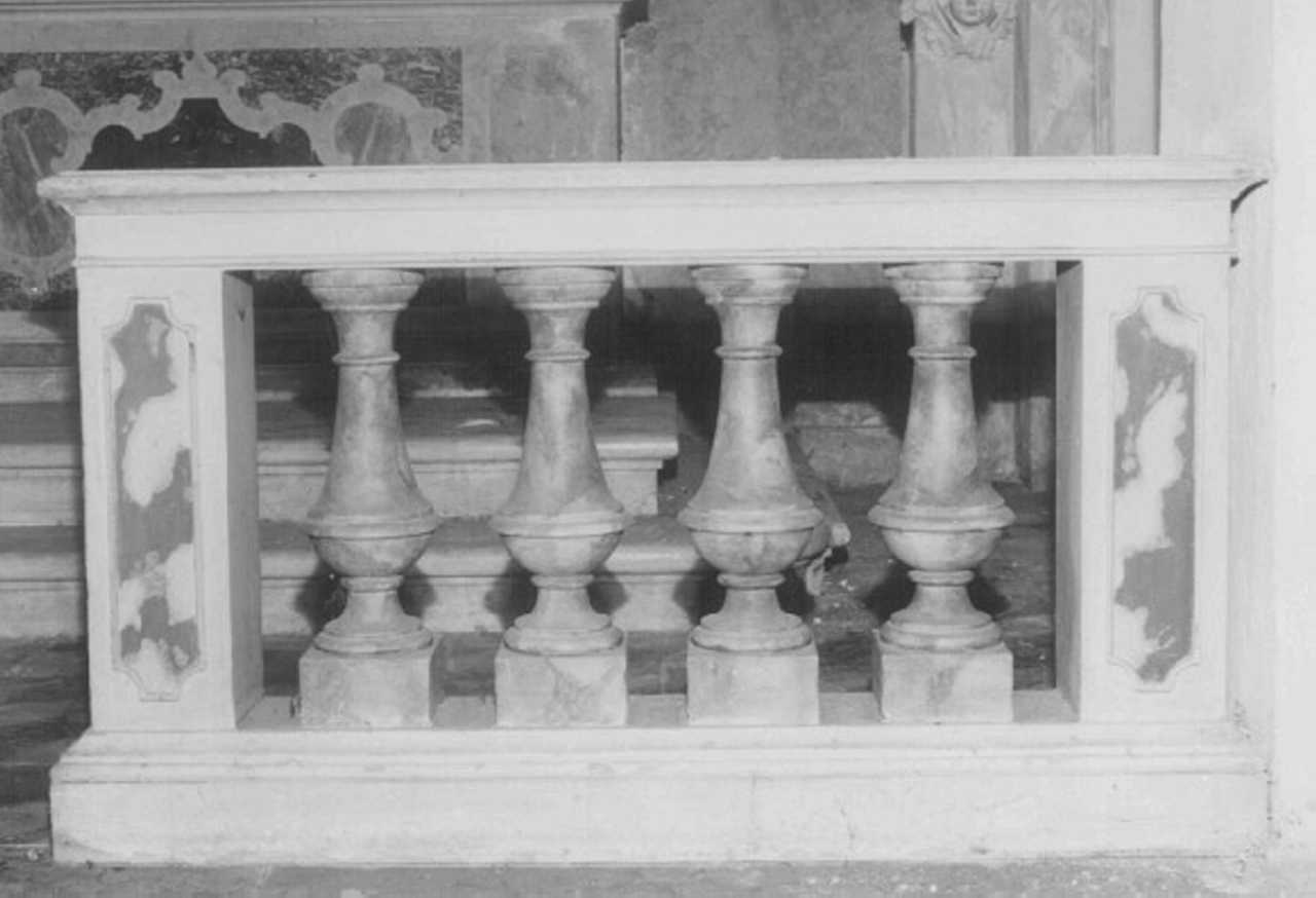 balaustrata - ambito veneto (sec. XVII)