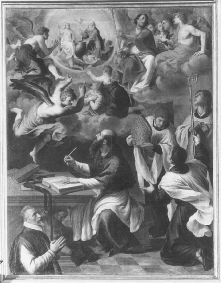 Sant'Agostino medita sul mistero della Trinità (dipinto) di Turchi Alessandro detto Orbetto (sec. XVII)