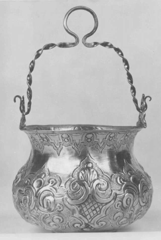 secchiello per l'acqua benedetta - ambito veneto (secc. XVIII/ XIX)
