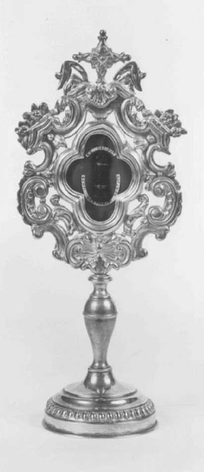 reliquiario - a ostensorio - ambito veneto (sec. XIX)