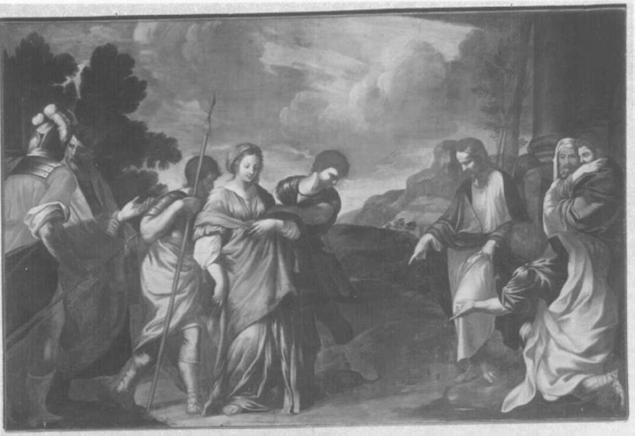 Cristo e l'adultera (dipinto) - ambito veneto (secc. XVII/ XVIII)