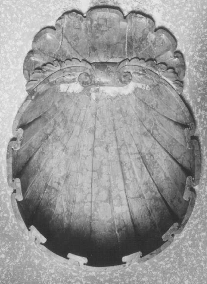 acquasantiera - a conchiglia, serie - ambito veneto (sec. XIX)