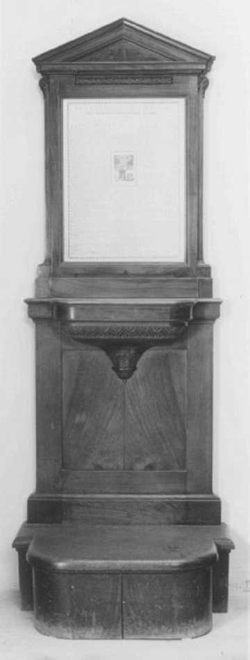 inginocchiatoio - ambito veneto (sec. XIX)