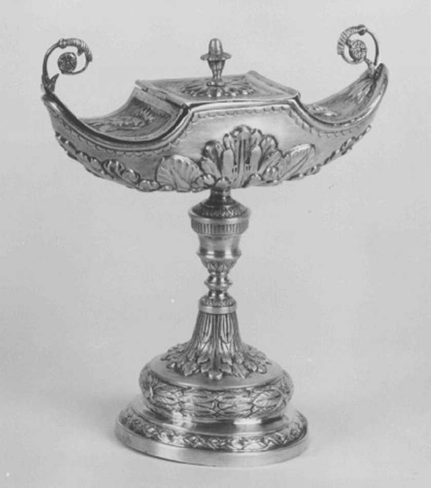 navicella portaincenso - ambito veneto (sec. XIX)