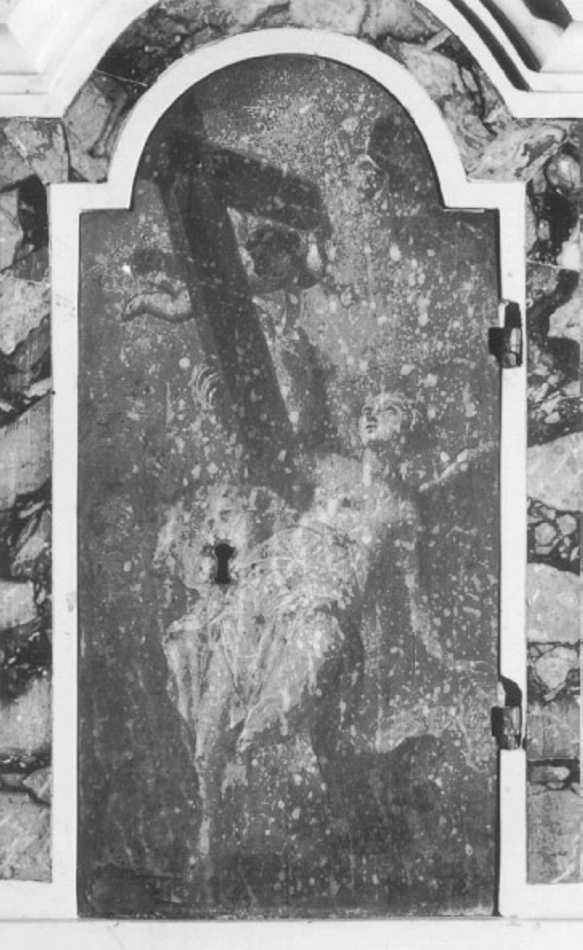 figura allegorica femminile (sportello di tabernacolo) - ambito italiano (secc. XVII/ XVIII)