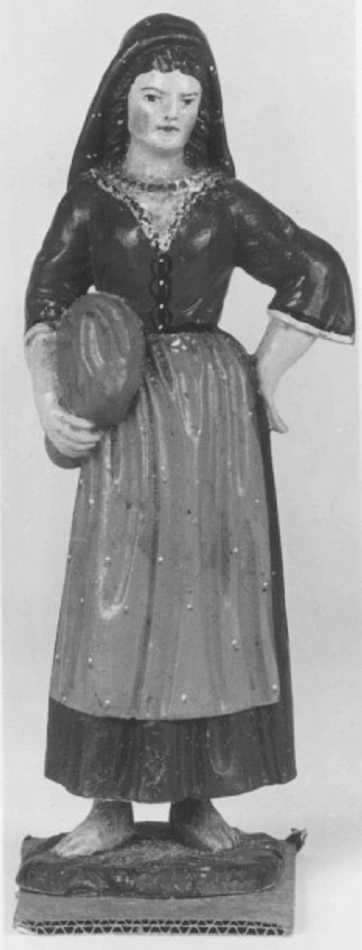 statuetta di presepio - ambito veneto (ultimo quarto sec. XVIII)