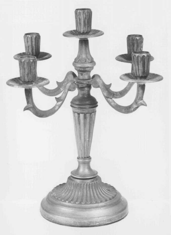candelabro - ambito veneto (secc. XIX/ XX)