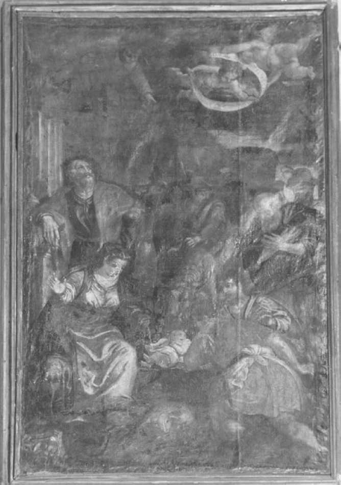 natività di Gesù (dipinto) di Montemezzano Francesco (sec. XVII)