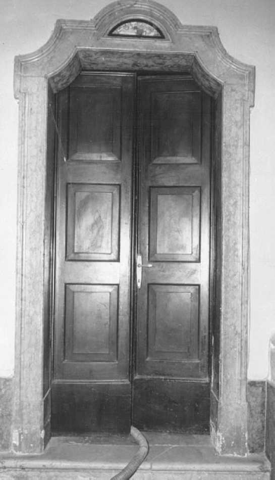 mostra di porta, serie - bottega veronese (sec. XVIII)