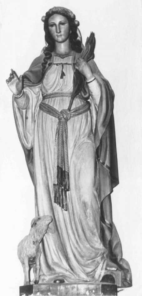 Sant'Agnese (statua) - bottega veneta (fine/inizio secc. XIX/ XX)