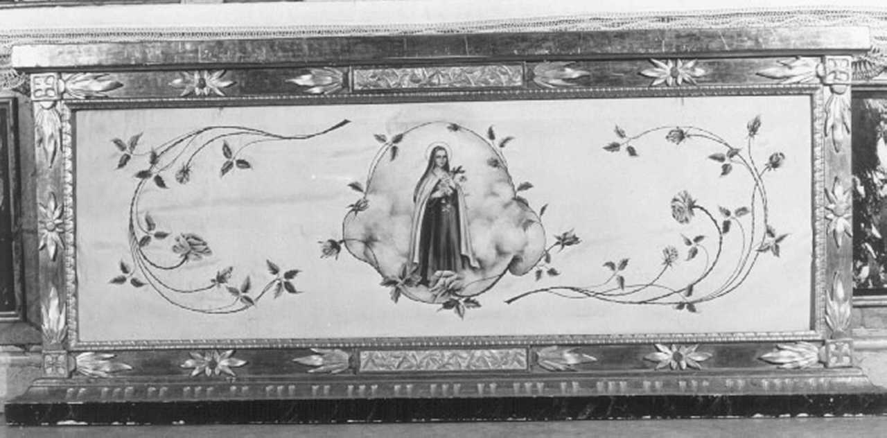 cornice di paliotto, elemento d'insieme di Recchia Gaetano (sec. XX)