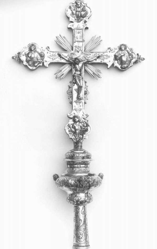 croce processionale - produzione veneta (sec. XVIII)