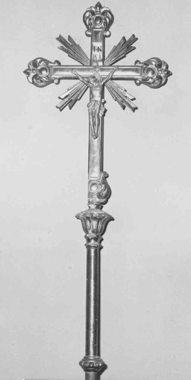 croce processionale - ambito veneto (sec. XIX)