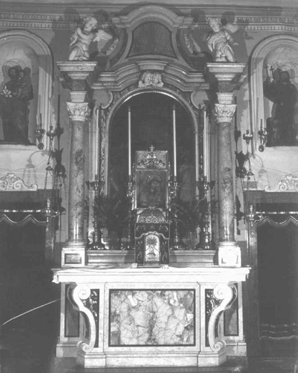 altare maggiore - bottega veneta (secc. XVII/ XVIII)