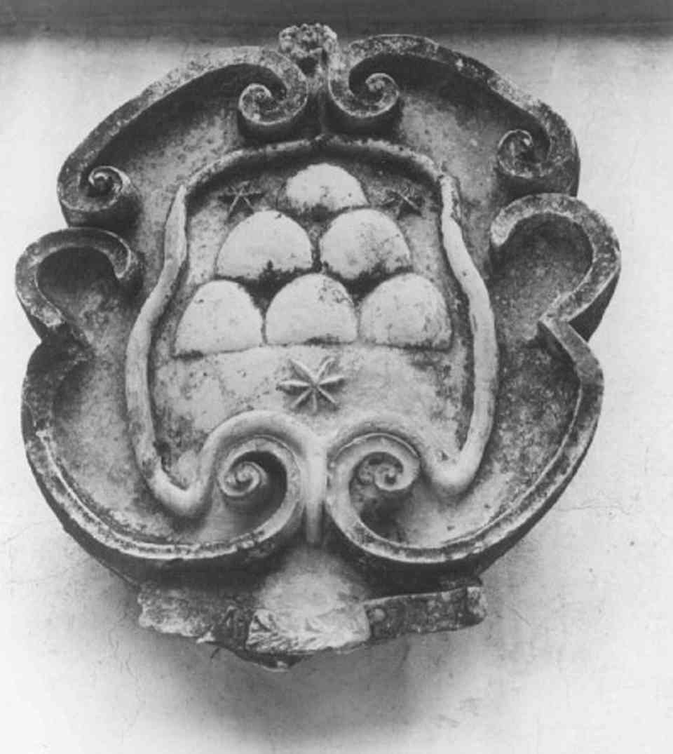 stemma gentilizio (rilievo) - ambito veronese (fine sec. XVII)