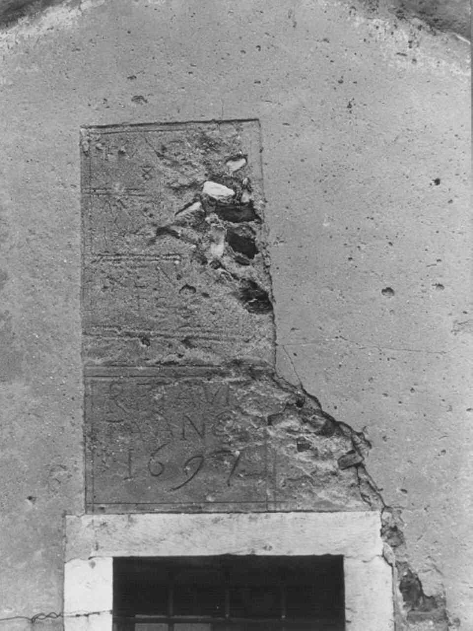 lapide - ambito veronese (sec. XVII)