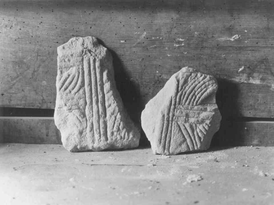 lastra, frammento - ambito veronese (primo quarto sec. IX)