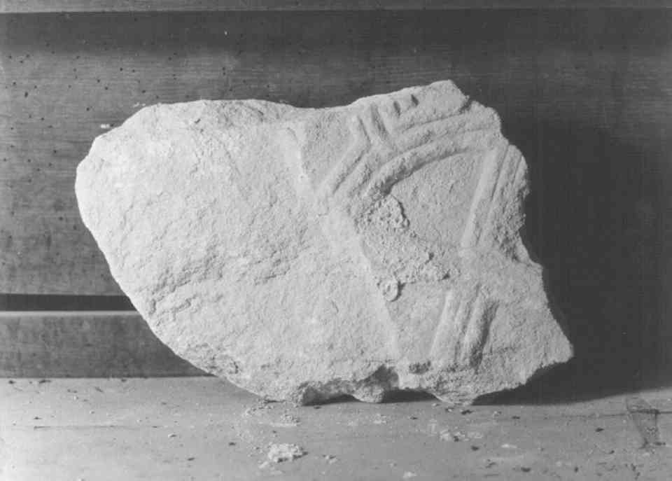 lastra, frammento - ambito veronese (primo quarto sec. IX)