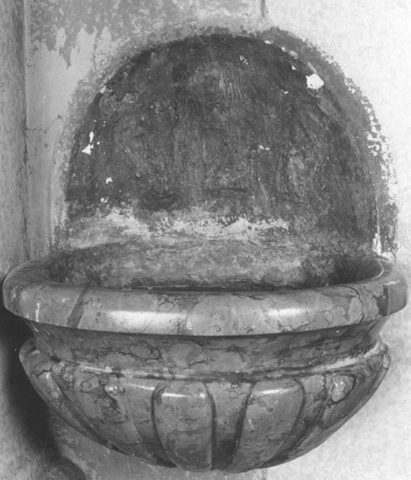 acquasantiera - ambito veronese (sec. XVIII)