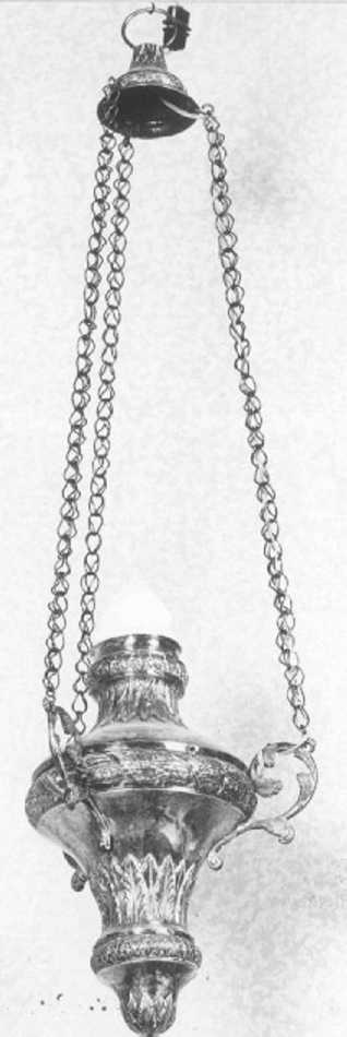 lampada pensile - ambito veronese (sec. XIX)