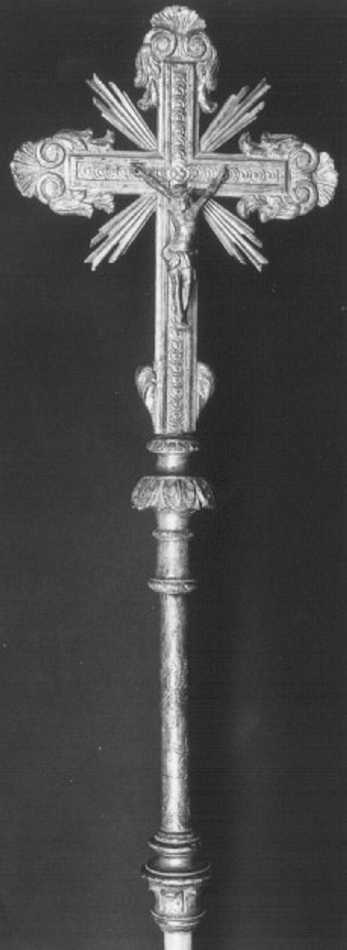 croce processionale - ambito veronese (sec. XIX)