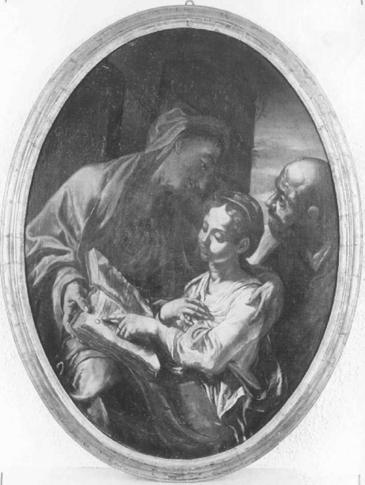 Maria Vergine bambina con Sant'Anna e San Gioacchino (dipinto) di Piazzetta Giambattista (maniera) (seconda metà sec. XVIII)