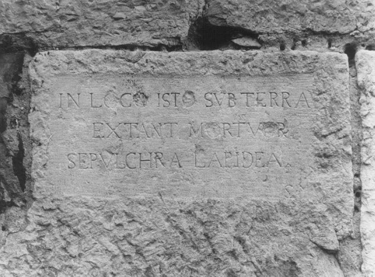 lapide - ambito veronese (secc. XV/ XVI)