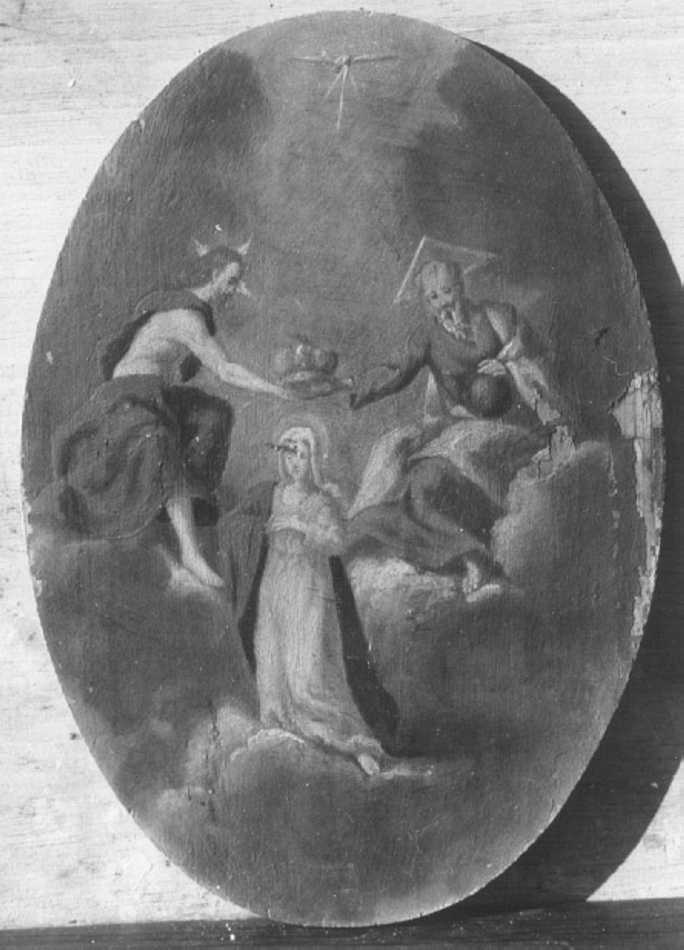 incoronazione di Maria Vergine (dipinto) - ambito veronese (sec. XVIII)