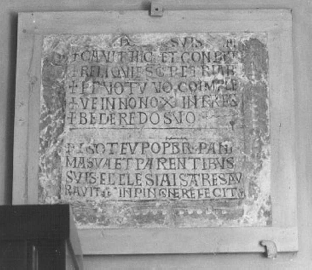 dipinto - ambito veronese (secc. X/ XI)