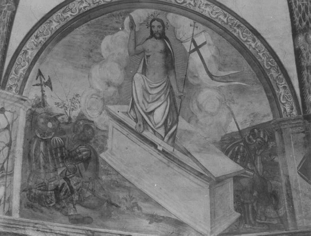 resurrezione di Cristo (dipinto) - ambito veronese (sec. XVI)
