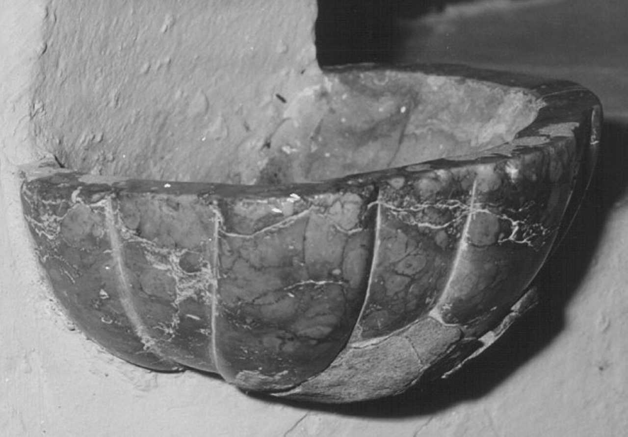 banco da chiesa - ambito veronese (fine/inizio secc. XIX/ XX)