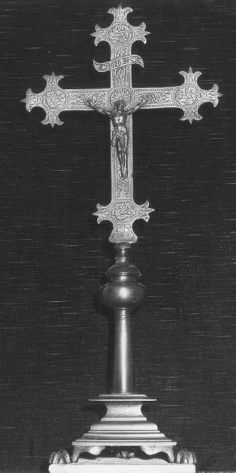 Cristo crocifisso (croce processionale) - ambito veronese (sec. XIX)