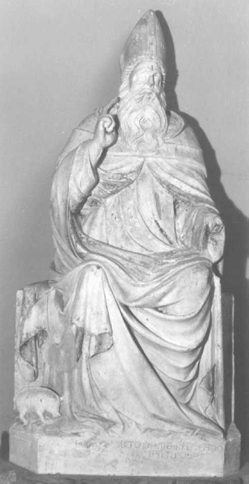 Sant'Antonio Abate (statua) di Giolfino Bartolomeo (sec. XV)