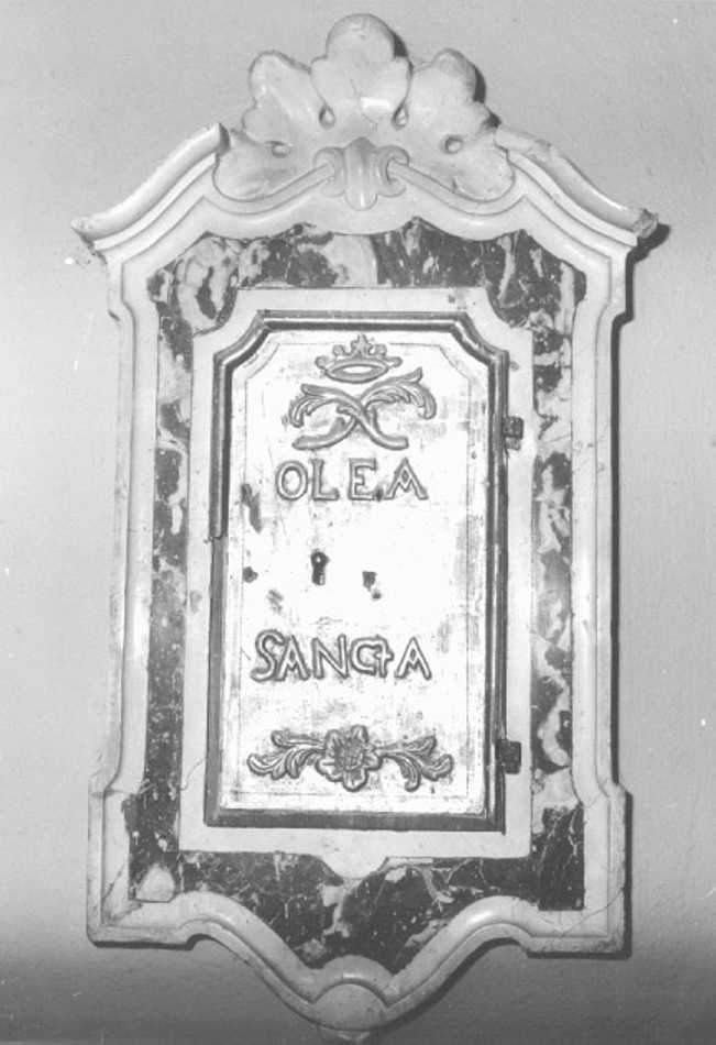 armadietto per oli santi - ambito veronese (prima metà sec. XVIII)