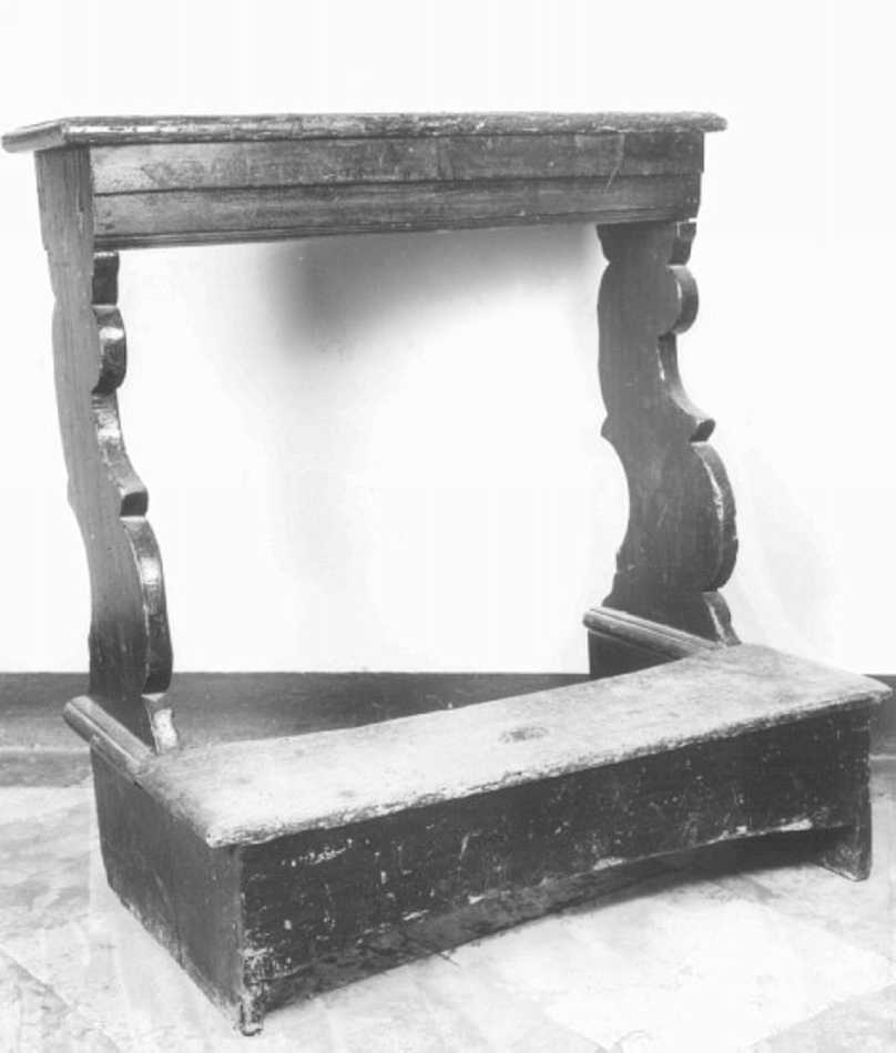 inginocchiatoio - bottega veronese (sec. XVIII)