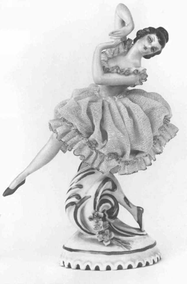 danzatrice (statuetta) - manifattura napoletana (sec. XX)