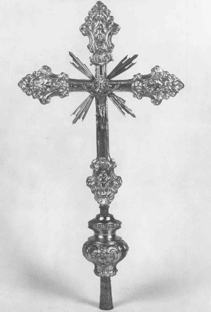 croce processionale - ambito veronese (secc. XVIII/ XIX)