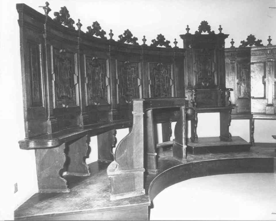 stalli del coro - ambito veronese (seconda metà sec. XVII)