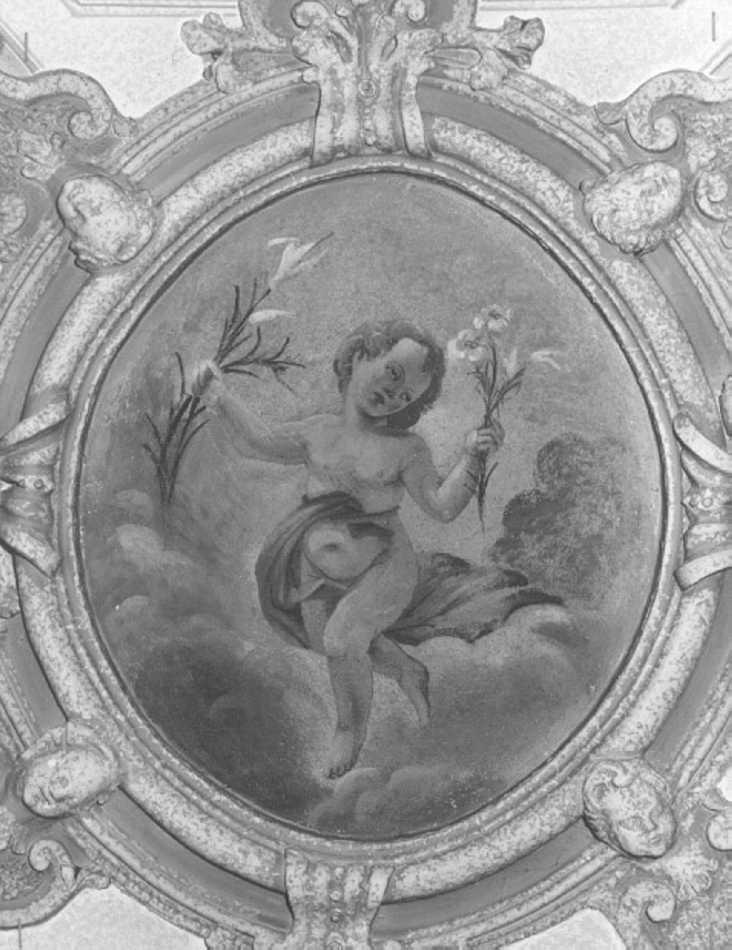angelo con giglio (dipinto) - ambito veronese (sec. XVIII)
