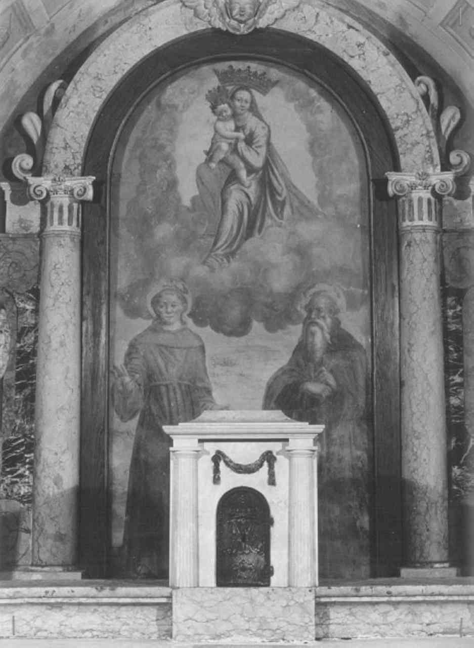 Madonna con Bambino (dipinto) di Caroto Giovanni Francesco (maniera) (metà sec. XVI)