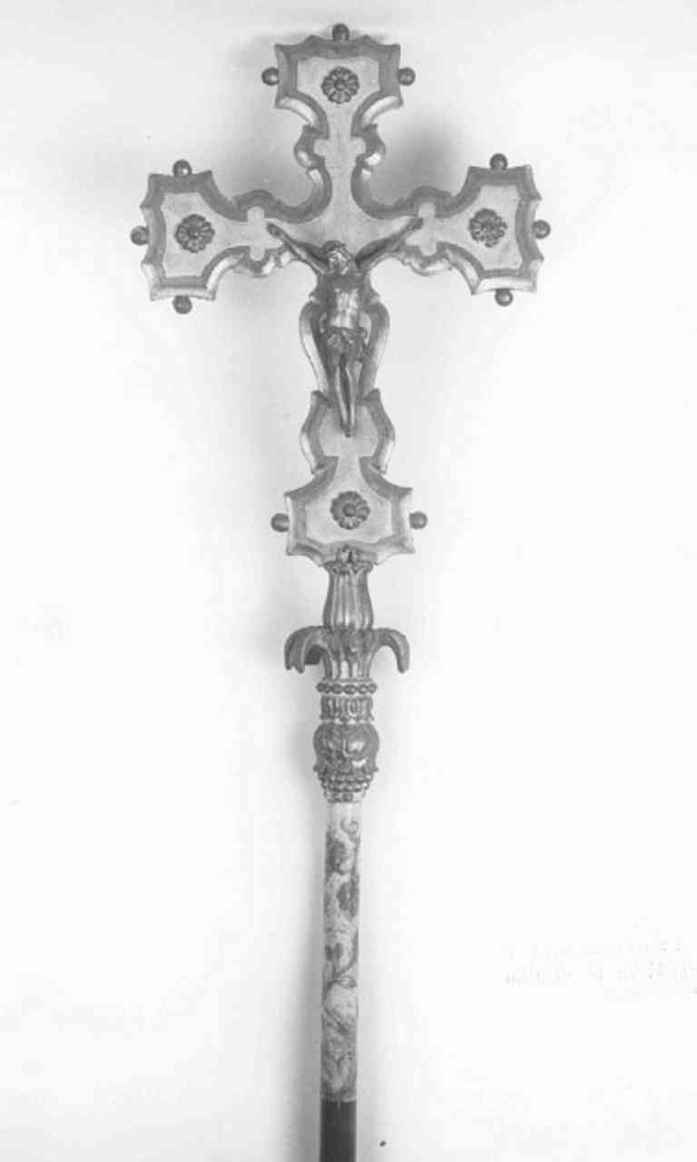 croce processionale - ambito veronese (sec. XIX)