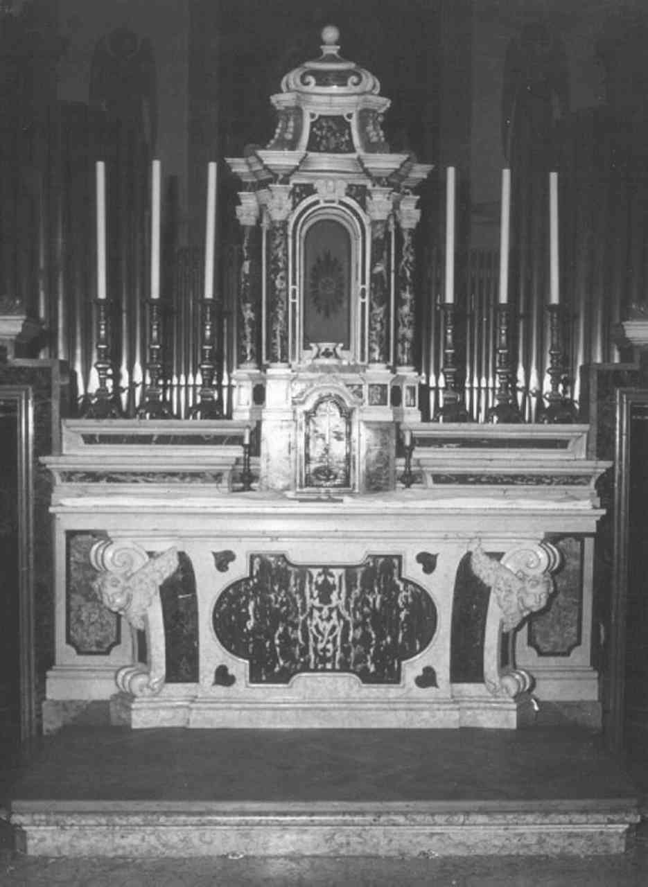 altare maggiore - ambito veronese (metà sec. XVIII)