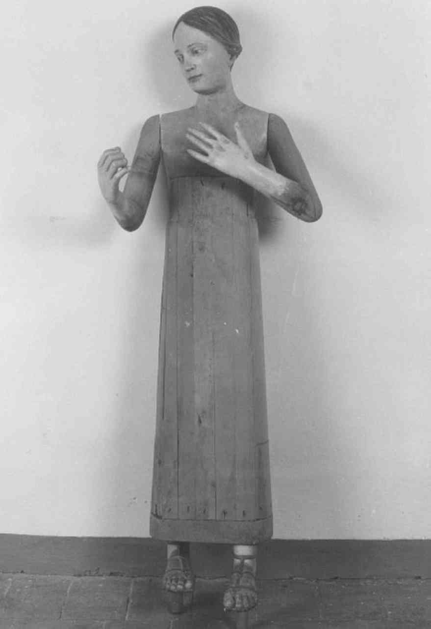 Santa (statua) - ambito veronese (fine/inizio secc. XVI/ XVII)