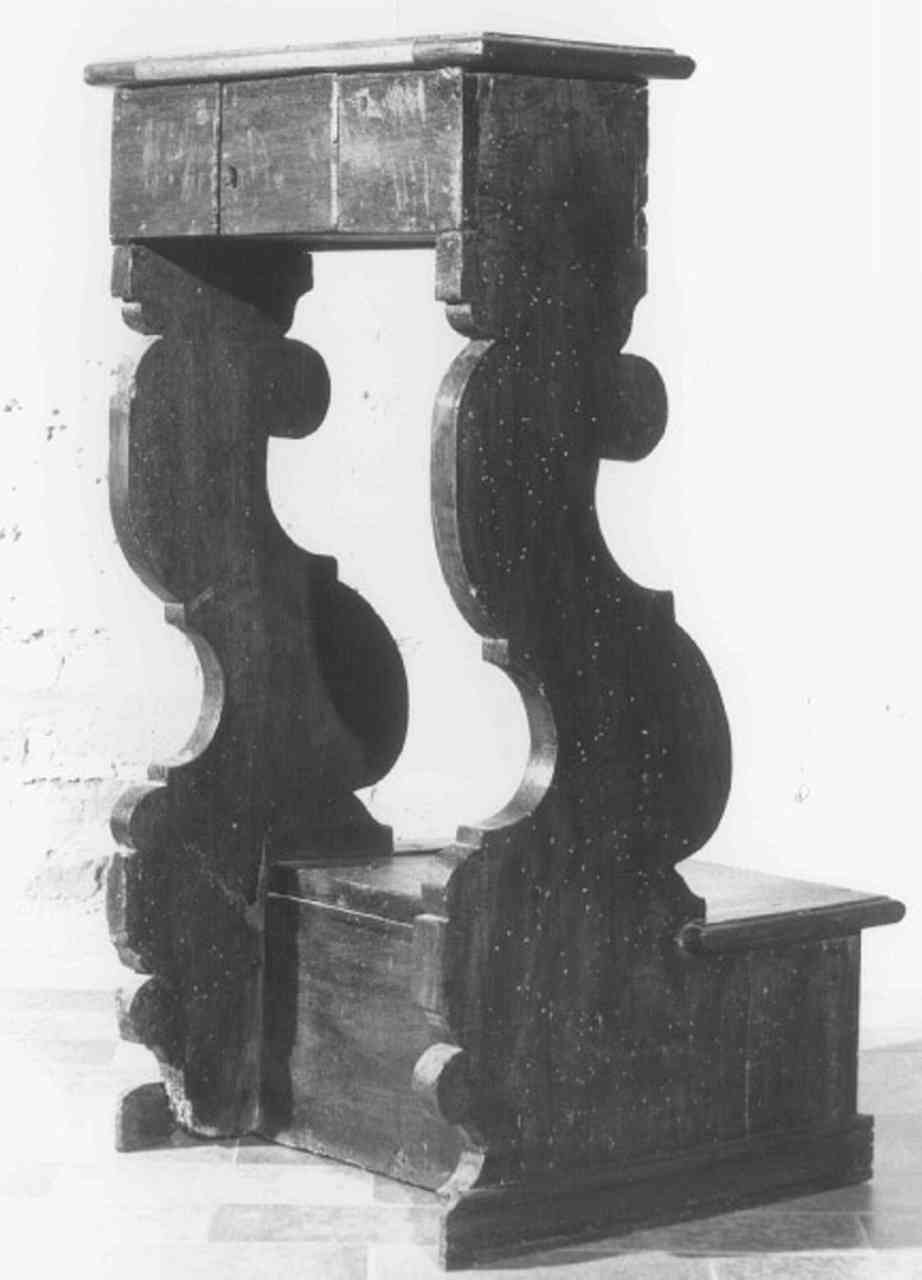 inginocchiatoio - manifattura veronese (sec. XVIII)